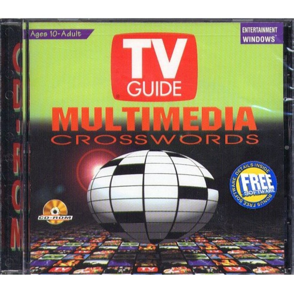 TV Guide Multimedia Crosswords (PC-CD, 1996) for Windows - NEW in Jewel Case